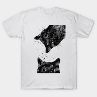 Peeking cat T-Shirt